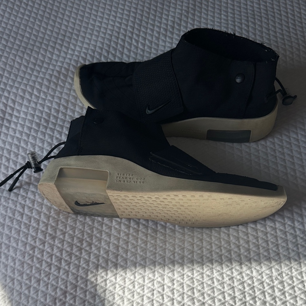 Nike x Fear of God Black Men's Moc Sneakers, 7.5